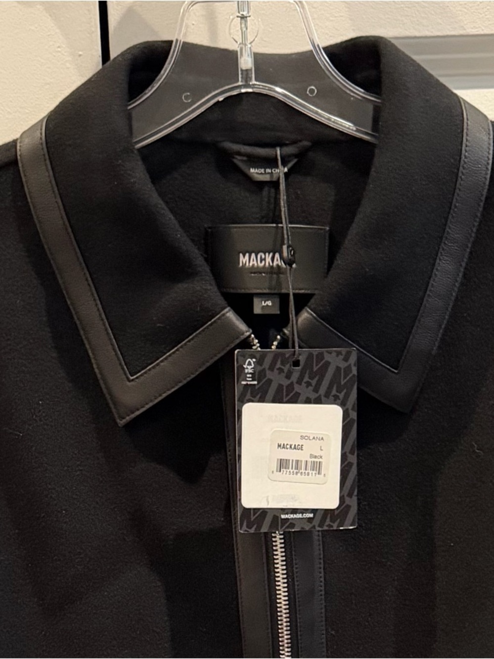 Mackage Solana Wool Black Jacket - Picture 3 of 7
